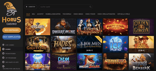 Horus Casino Wette groß, um einen Preis mit nach Hause zu nehmen